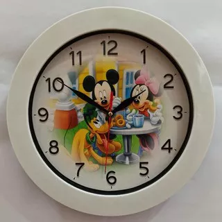 Jam Dinding mickey mouse 30cm