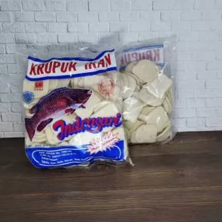 Kerupuk ikan kecil indrasari asli / krupuk ikan kecil / kerupuk mentah / kerupuk kancing