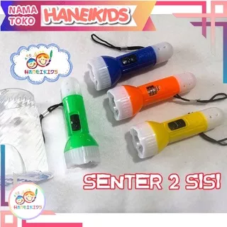 HANEIKIDS - Senter Mainan Anak Proyektor 2 sisi / Senter Anak Mainan / Mainan Edukasi Anak Senter Anak Terapi Anak Autis Speech Delay