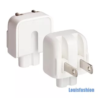 (Louisfashion) Adapter Charger Power Ac Plug Us Kepala Bebek Untuk Apple Macbook Pro Air