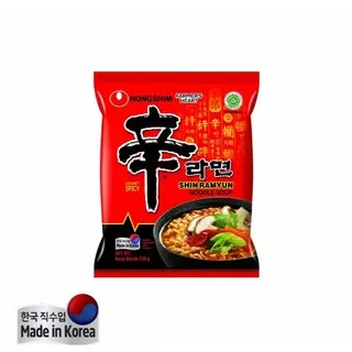 SHIN RAMYUN NOODLE SOUP.  HALAL,  Made in Korea