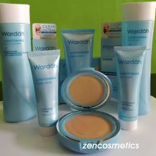 Paket wardah lightening series 6 set /  WARDAH Paket Perawatan / Wardah Original