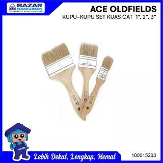 Ace Oldfields - Kuas Cat Minyak Tembok Paint Brush Kupu Kupu 1 2 3 Inch