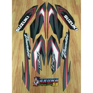 Stiker Striping Sticker Suzuki Thunder 125 2010-2011 -Kode 002