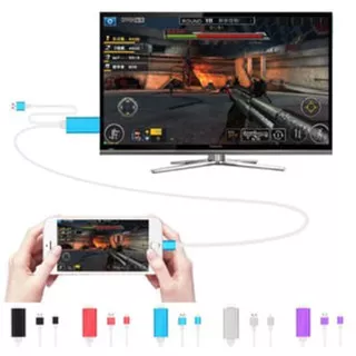 Kabel Lightning to HDMI / HDTV Video Cable iPhone like AnyCast EZcast
