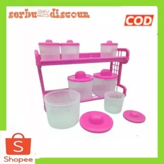 Kitchen set Rainbow Doremi / 1 set tempat bumbu dapur