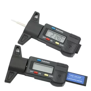 GemRed Alat Ukur Kedalaman Ban Digital Tyre Tread Depth Gauge - QST-601 - Black