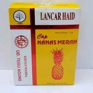 Jamu Lancar Haid Ori Jamu Cap Nanas Merah Asli