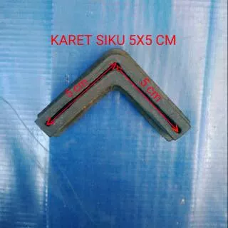 Karet besi siku 5x5 cm