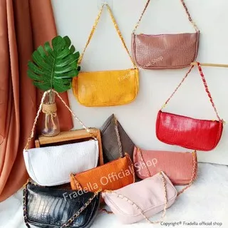 Nesa Rante croco bag [WaveBags] - Tas selempang wanita/vintage bag