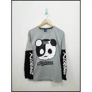 TERMURAH BAJU KAOS LENGAN PANJANG PANDA KICKOUT APPAREL KICK OUT DISTRO !!!