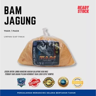 Umpan Ikan Mas siap pakai BAM jagung 75gr/Gandul untuk Lomba atau Galapungan ikan mas