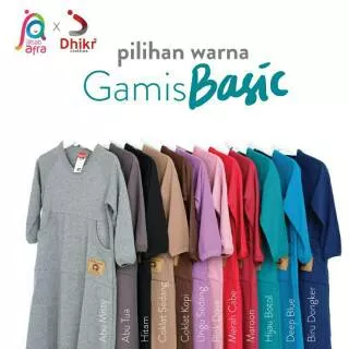 GAMIS BASIC DHIKR KIDS/ GAMIS KAOS / GAMIS CASUAL / GAMIS BASIC DHIKR UNGU