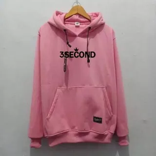 3SECOND HOODIE PRIA/WANITA KUALITAS TERBAIK