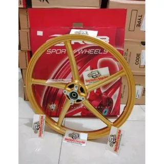 Velg RCB Depan SP522 Palang 5 Gold Jupiter Mio F1zr Vega Jupiter MX 135 Vega ZR Jupiter Z1 Velg Racing Velg Variasi Velg Original RCB Velg Veleg Pelak Ring 17 Velg Depan Racing