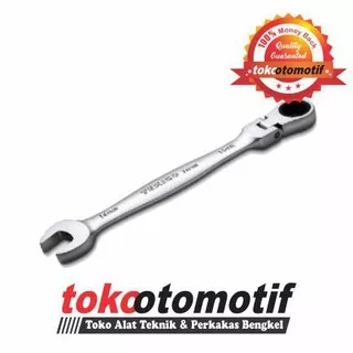 Kunci Ring Pas Ratchet Flexible TEKIRO 19 mm ( Original ) Peralatan Bengkel Original