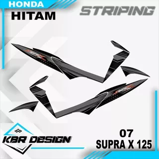 supra x 125  (cod) stiker motor striping supra x 125 motor honda sticker variasi Racing 07