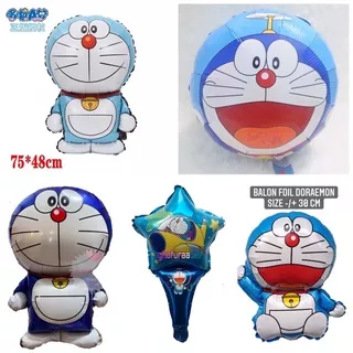 Balon Foil Karakter Doraemon besar - dekorasi ulang tahun