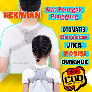 Penegak Punggung Alat Terapi Penyangga Tulang Punggung Smart Sensor Memperbaiki Postur Tubuh Murah