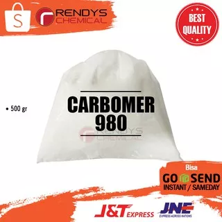 Carbomer 980 / Carbopol 980 / Bahan Kosmetik / Pengental / Pembentuk Gel 500gr