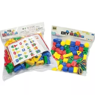 Mainan edukasi Lego Mur Baut Ronce Geometri edukatif anak motorik kognitif montesori