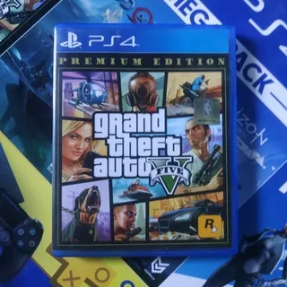 BD PS4 - GTA 5 - Grand Theft Auto V | PS4 Grand Theft Auto V Premium Edition Original Sony Playstation Kaset Ps4 GTA 5 Ps 4 Game Gta5 gtav auto5 gran thevt autov thef ps5 bd games