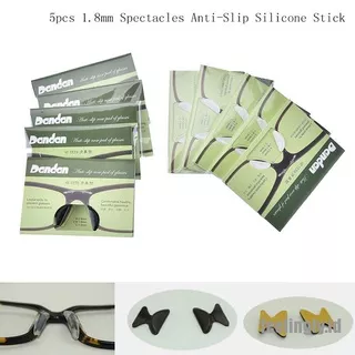 <FEELING> 5 pairs 1.8mm anti-slip silicone nose pads eyeglass sunglass glasses spectacles