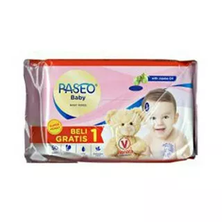 Paseo Baby Wipes Jojoba 50S Banded