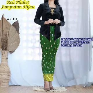 Rok Plisket Batik Jumputan Rok Batik Plisket