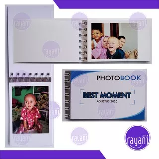 Photobook Polaroid 2R Laminasi Glossy Putih Polos