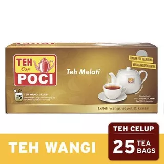 TEH CELUP POCI JASMINE MELATI BOX ISI 25 BAG