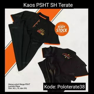 Kaos PSHT SH Terate berkerah polo bordir kode poloterate38