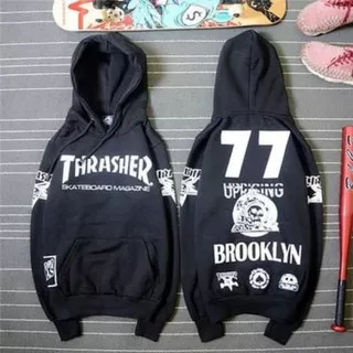 Sweater Hoodie Anak Thasher Brooklyn 77 Jaket Hoodie Thrasher