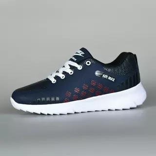 Sepatu Sport Pria Nike Zoom Grade Ori Biru Navy Running Casual - NZ 02/ Sepatu