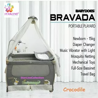 BabyDoes 17401 Bravada / 2 Crocodile / 4 Bird Lion / Baby Box Ranjang Tempat Tidur Bayi