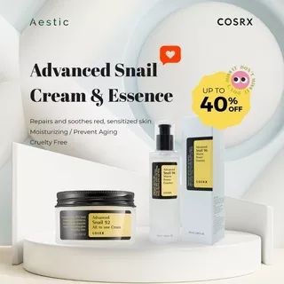 COSRX - Advanced Snail 92 All in one Cream 100ml / Advanced Snail 96 Mucin Power Essence 100ml