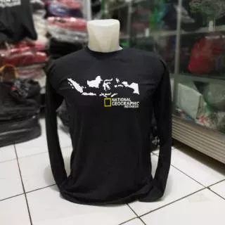 Kaos t-shirt baju NATGEO national Geographic Indonesia / kaos pendaki / kaos pecinta alam adventure