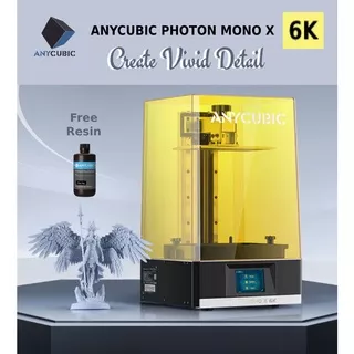 Printer 3D Anycubic Photon Mono X 6K SLA LCD Bahan UV Resin Resolusi Tinggi dan Lebih Cepat