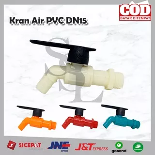 KERAN AIR PVC ABS MDN15 UKURAN 1/2 KRAN  AIR PLASTIK/KRAN AIR  TAMAN PVC