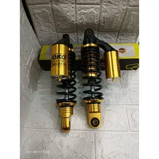 SHOCKBREAKER JUPITER SHOCKBREAKER MOTOR YAMAHA JUPITER Z VEGA ZR FIZR SHOCKBREAKER MOTOR YAMAHA VEGA R NEW SEPASANG WARNA HITAM MEREK YOKO 270MM YOKO TABUNG SEPASANG