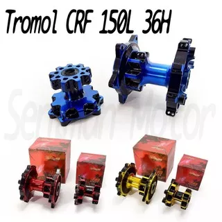 Tromol Set CRF 150 L 36 Hole Tromol Depan Belakang CRF 150 L Tromol SUPERMOTO