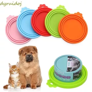 DYRUIDOJ Colorful Can Covers Cat Dog Pet Food Can Lids Wet Food Storage Universal Size Kitchen Reusable Silicone Keep Fresh Tin Cover/Multicolor