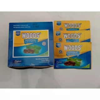 Permen woods original/woods lozenges/pelega tenggorokan/tenggorokan gatal