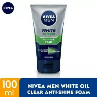 Nivea Men White Oil Clear Anti-Shine Foam 100ml / Facial Foam Nivea Men 100ml