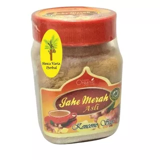 Jahe Merah Organic Kencono Sari 100gr,jahe merah,bubuk jahe merah organic