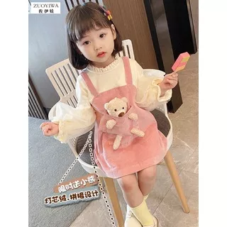 D D-027 Dress anak bayi lucu /Dress boneka anak import /Dress anak cewek