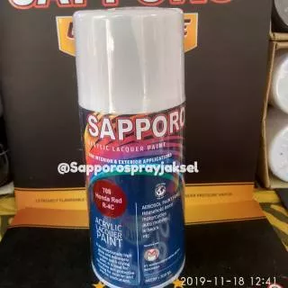 Sapporo Honda Red R4C 708 / candy red / sapporo Spray