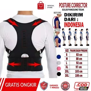 Alat Penegak Badan Bungkuk Penyangga Tulang Punggung Posture Corrector Penyangga Punggung Magnetik Anti Bungkuk Shoulder Back Korset Penegak Punggung Pria Wanita Belt Power Magnetik Terapi Punggung