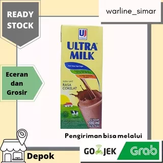 Susu UHT Ultramilk Cokelat 200ml | Susu Ultra Milk UHT Coklat 200ml | Susu Coklat Ultramilk 200ml | Ultra Milk 200ml | Susu UHT Ultra Milk Coklat 200ml