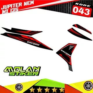 Decal Sticker Striping Variasi Jupiter Mx 135 New 2011-2016 - Jupiter Mx 135 New 5Speed - Jupiter Mx 2011 Keatas - NJMX | Yamaha Spark 135/Yamaha Exciter R 135/Yamaha LC 135/Yamaha Sniper 135/Yamaha CryptonX 135 |?